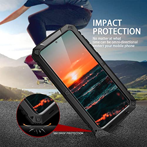 Coque Samsung S22 Ultra robuste rigide avec support et vitre intégrée - 5