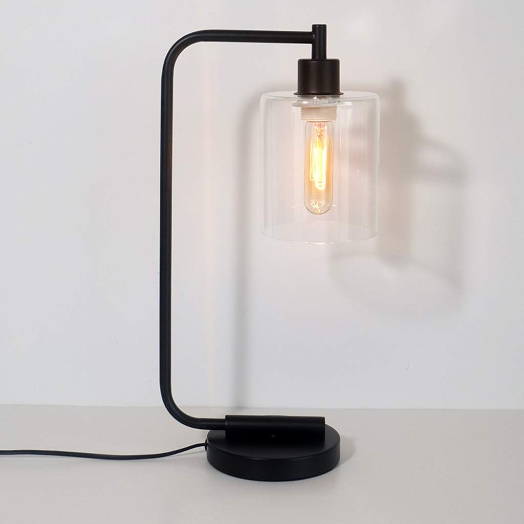 Lampade da scrivania American Desk Lamp Lampada da comodo Semplicità Stile Industriale Retro Completamente dimmerabile Lampade da tavolo moderno moderno for la camera da letto