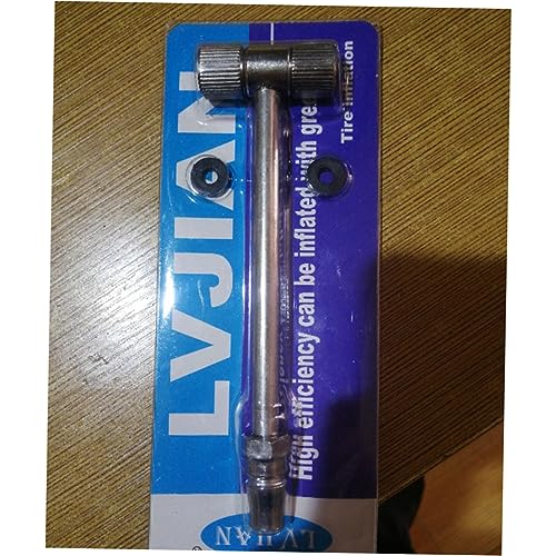 Mikinona Inflatable Pole Tire Inflation Chuck Metal Air Chuck for Car t Shaped Air Chunk Durable Construction