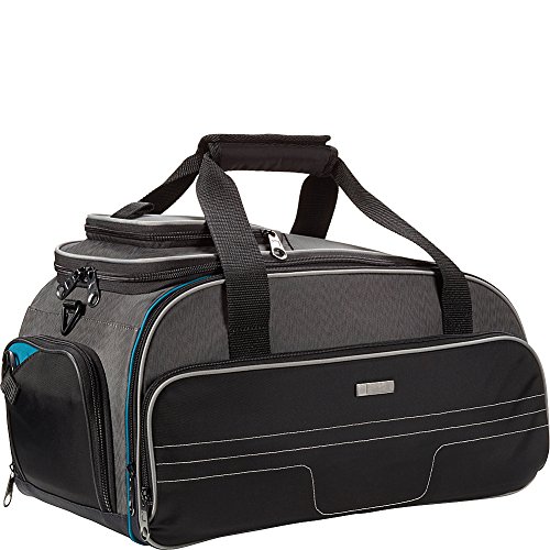 ONboard Underseat Carry On Duffel Bag with Anti Theft RFID Blocking Protection, Padded, Black, One Size