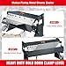 Happybuy Box and Pan Brake, 24-Inch, 0-130 Degrees Sheet Metal Bender. Portable Metal Bending Tool with Capacity for 20 Gauge Low Carbon Steel and 14 Gauge Aluminum