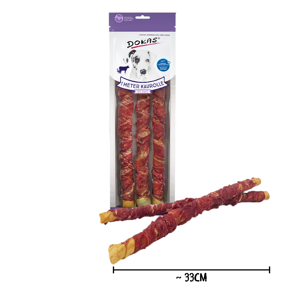 DOKAS - Rullo da 1 m con petto d'anatra, confezione da 8 (8 x 315 g)