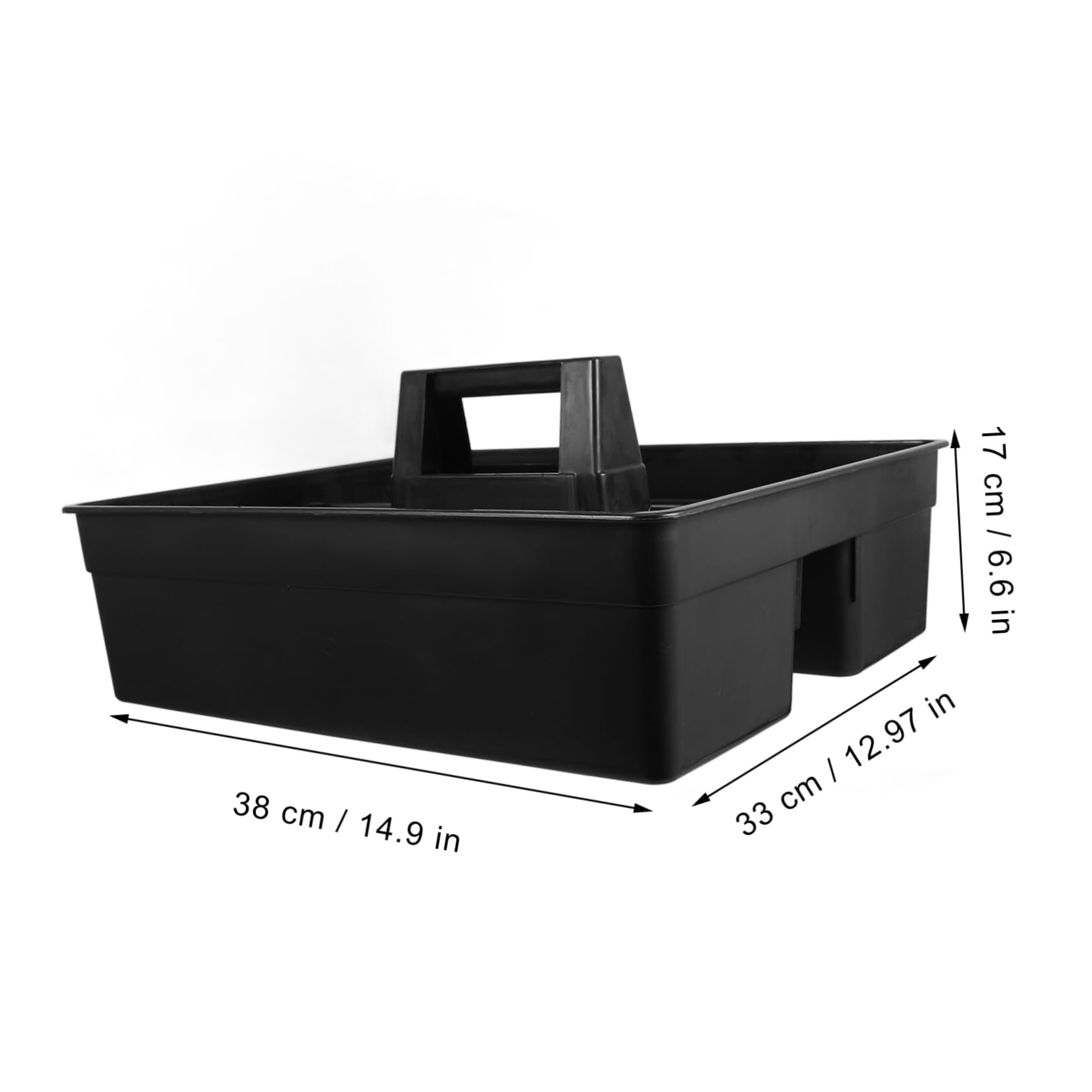 Mobestech Carrito De Limpieza Grande De Plástico Con Asa, Organizador Portátil Para Productos De Limpieza, Cesta Multiusos Para Hotel y Almacenamiento Industrial