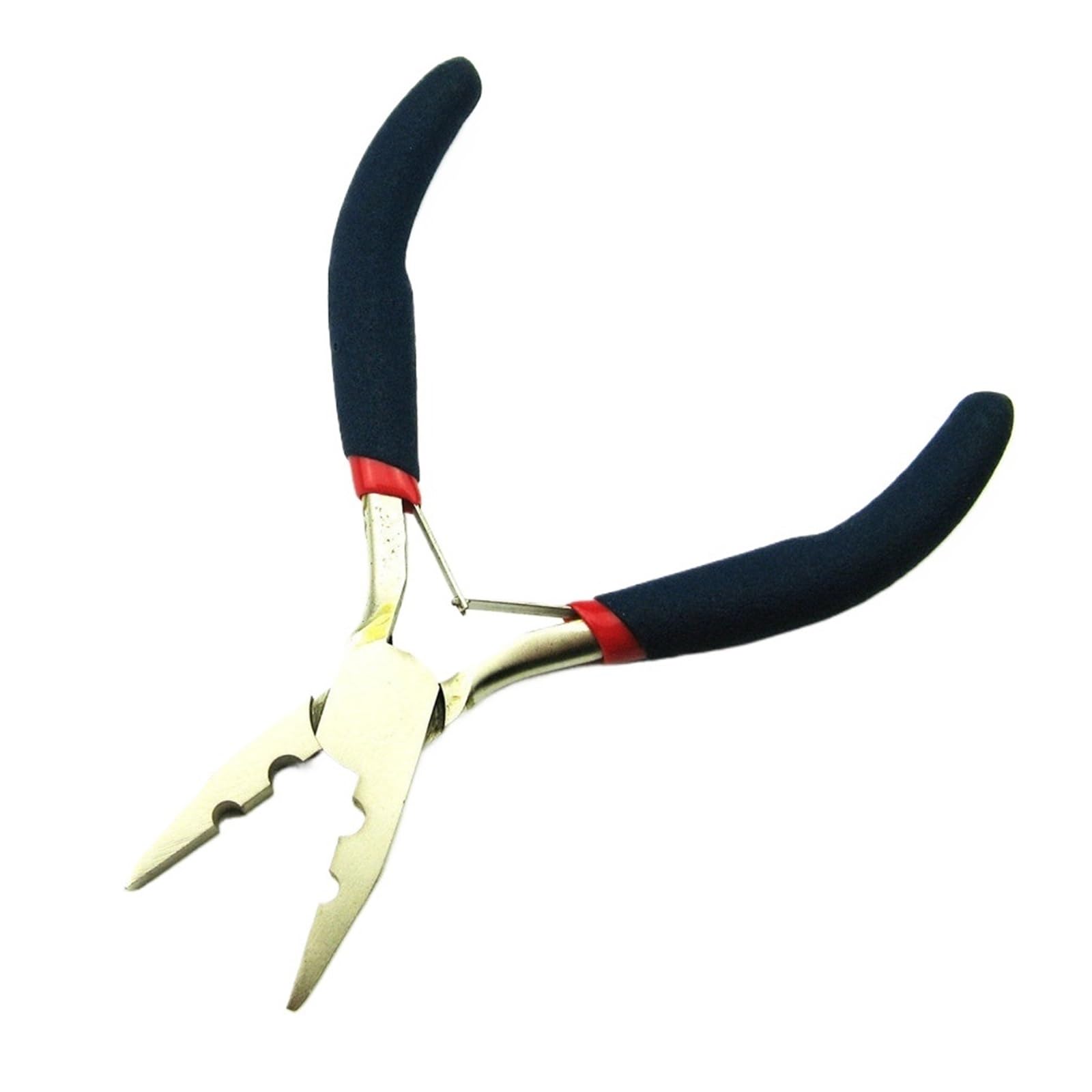 Jbjygsg 1Unit Blue Hair Pince Plate Plier Hair Extensions Pliers Professional Rings For Nano Silicone Micro Beads Tool(1Unit Blue)