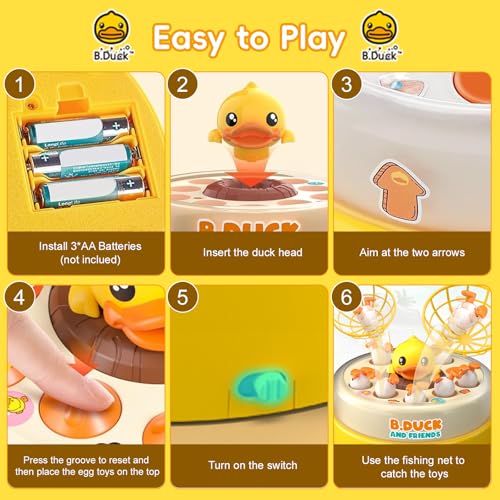 BDUCK+ Juegos de Mesa para Niños 3-8 Años miniatura 4
