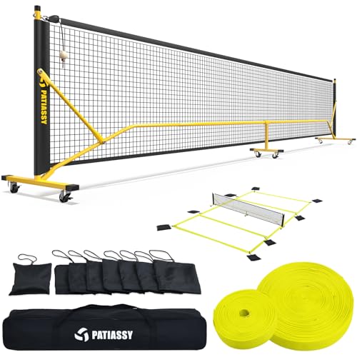 Patiassy Pickleball Net with Court Marking Kit and...