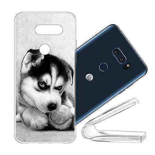 vingarshern Funda para LG V30 Carcasa Silicona Suave,TPU Gel Cover Protector,Ultra Fina Anti-Choque Estuches Cubierta Case LG V30 Funda Protectora,Husky