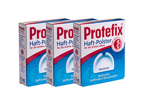 Protefix 0841834 - Almohadillas adhesivas para mandíbula superior (30 unidades)