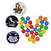 Sosoport 20pcs Colorful Hollow Raffle for Party Games to Carry for Lottery Drawings Bright Colors