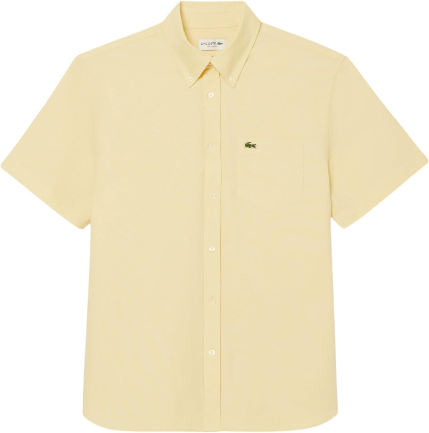 Lacoste Men's Regular Fit Short Sleeved Oxford Shirt - Image 5
