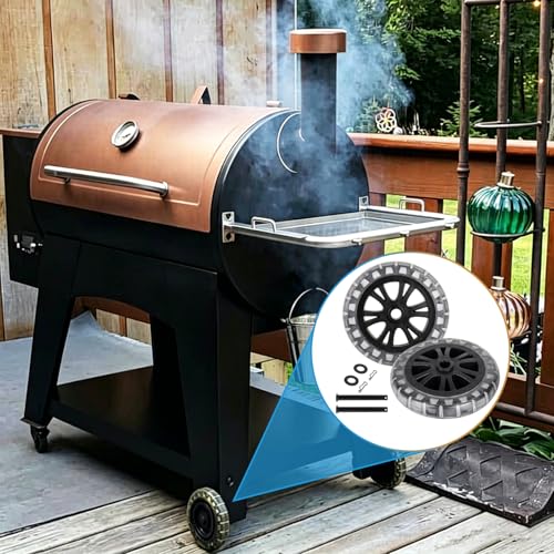 Image of 6 inch Grill Wheels for Pit Boss Pellet Austin XL, 700FB1, Pro Series, 440FB1