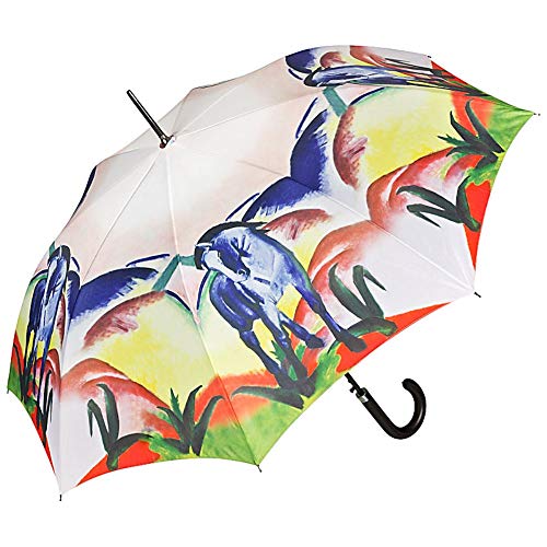 Paraguas de lluvia largo contra tormentas con cúpula grande estable de Franz Marc
