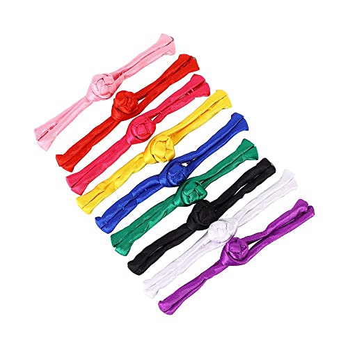 10Pcs Chinese Knot Frog Buttons,Sewing On Buttons,Handmade Pankou,Satin Sewing Fasteners Closure Buttons For Diy Sewing Coats Cheongsam Suit(Black) #TOP4