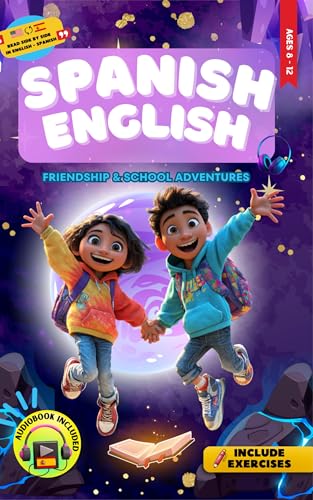 Spanish – English Bilingual Short Stories: Friendship & School Adventures – Fun stories for kids 8–12 to boost vocabulary, confidence, and pride with side-by-side reading. (Spanish Edition)