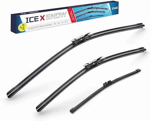 IceXsonw - 3 limpiaparabrisas de 26 pulgadas, 22 pulgadas, 11 pulgadas, repuesto para Ford Explorer 2019, 2018, 2017, 2016, 2015, 2014, 2013, 2012,