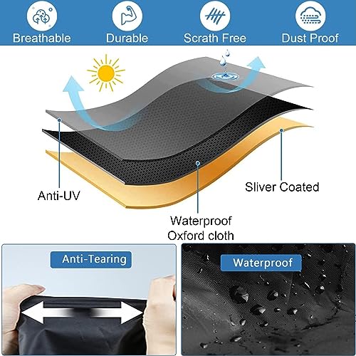 Image of Treadmill Cover, Waterproof Outdoor Treadmill Covers with Drawstring