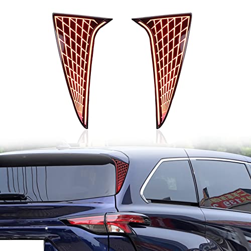 Led Rear Trunk Pillar Tail Light Column, For Toyota Sienna Le Xle Xse Limited Platinum Woodland 2021-2023, Brake Turn Singal Daytime Running Light Tail Lamp, Led Rear Trunk Window Light #TOP6