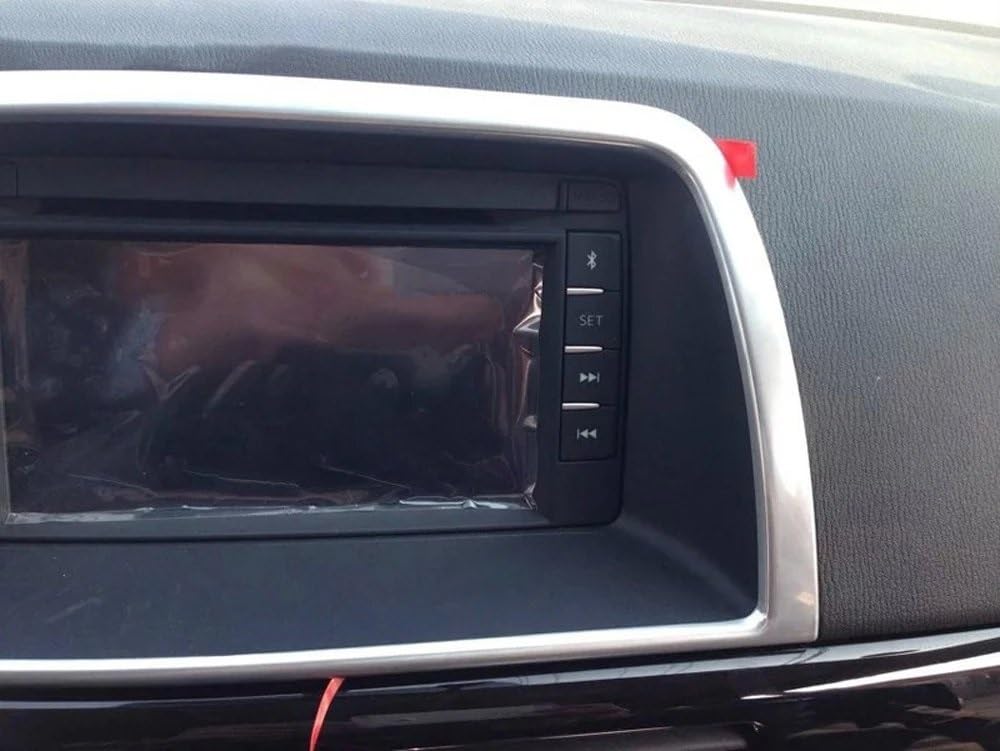 Auto Zierleiste Für Mazda CX-5 CX5 2012 2013 2014 2015 2016 Auto Center Konsole Abdeckung Trim ABS Matte Mitte GPS Rahmen Trim Innen