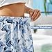 Abaadlw Maxi Skirts for Women with Pockets Long Midi Length Casual Skirt for Holiday (E39 S)