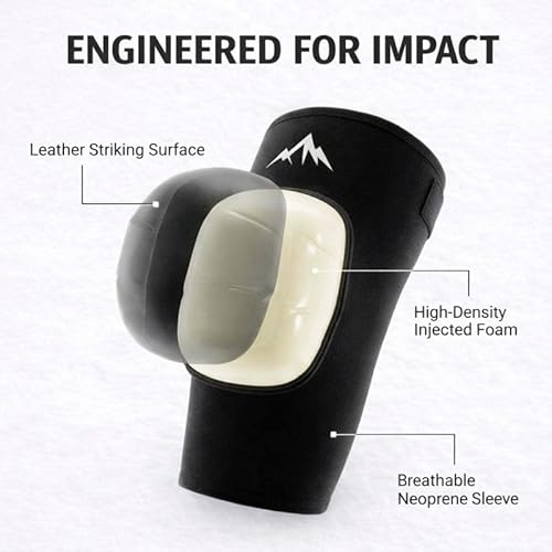 ONOMASTE - Rodilleras ultra acolchadas MMA Muay Thai boxeo tailandés deportes de combate boxeo artes marciales voleibol vóley acolchado protección de rodilla gruesa - imagen 3