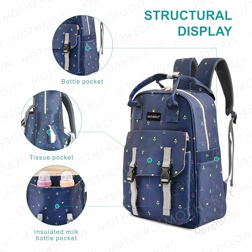 Image of Motherly Baby Diaper Bags for Mothers, Backpack for Mom for Travel
