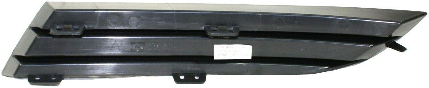 DAT AUTO PARTS Front Right Passenger Side Fog Light Cover Lamp Hole Grille Trim Molding Bumper Insert Replacement For 2007 2008 2009 Saturn Aura XE Black Textured Plastic GM1039104 22722226