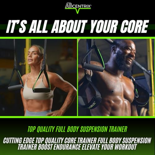 Ab Sling 2.0 Suspension Trainer | A new spin to the Ab Strap - Cutting-edge two-pulley abdominal sling makes core suspension training easier and more powerful than ever. - Image 9