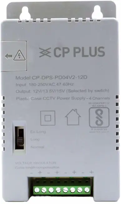 CP PLUS 4 Channel CCTV Power Supply SMPS