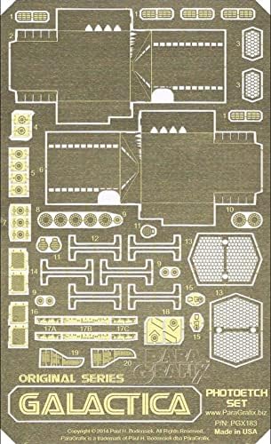 BIBNY 1/4105 Scale Paragrafix Original Series Galactica Photoetch Set PGX183