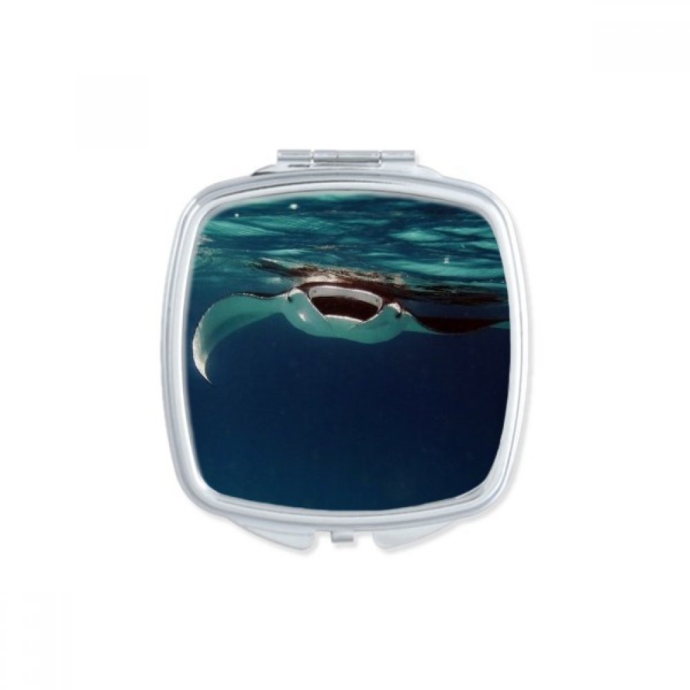 Miroir de poche compact pour retoucher son maquillage n'importe où sans encombrement.