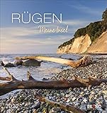  Rügen Postkartenkalender 2022 - Reise-Kalender mit perforierten Postkarten - zum Aufstellen und Aufhängen - mit Monatskalendarium - 16 x 17 cm: Meine Insel