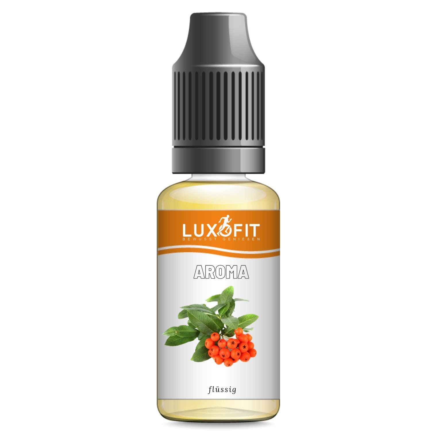 Luxofit Vogelbeeren Aroma flüssig, für private Küche und Gastronomie geeignet, Vegetartisch und Vegan, Geschmacksverfeinerung, Lebensmittel und Getränke aromatisieren, Made in Germany (1 L)