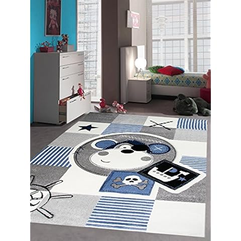 Traum Alfombra para niños Mono pirata azul 200 x 290 cm Cover