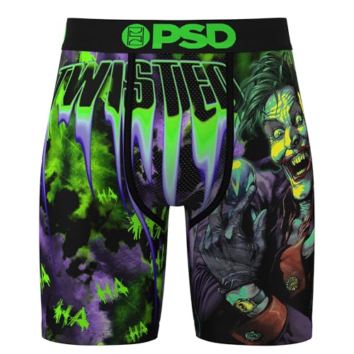 PSD Men's Joker Twisted Boxer Briefs, Multi, XL2