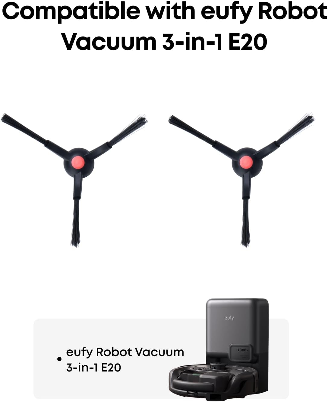 eufy Official Side Brush for E20 | Genuine eufy Part, Easy Installation, Maintains Optimal Cleaning Performance