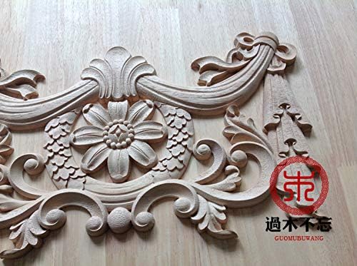 ZAMTAC Don't Forget Dongyang Wood Wooden European Door Flower Frame Window Decal Decals Bedside Fireplace