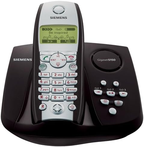 Siemens Gigaset C475 DECT Telefon – Mit Farbdisplay, Anrufbeantworter & Freisprechfunktion, Pianoschwarz
