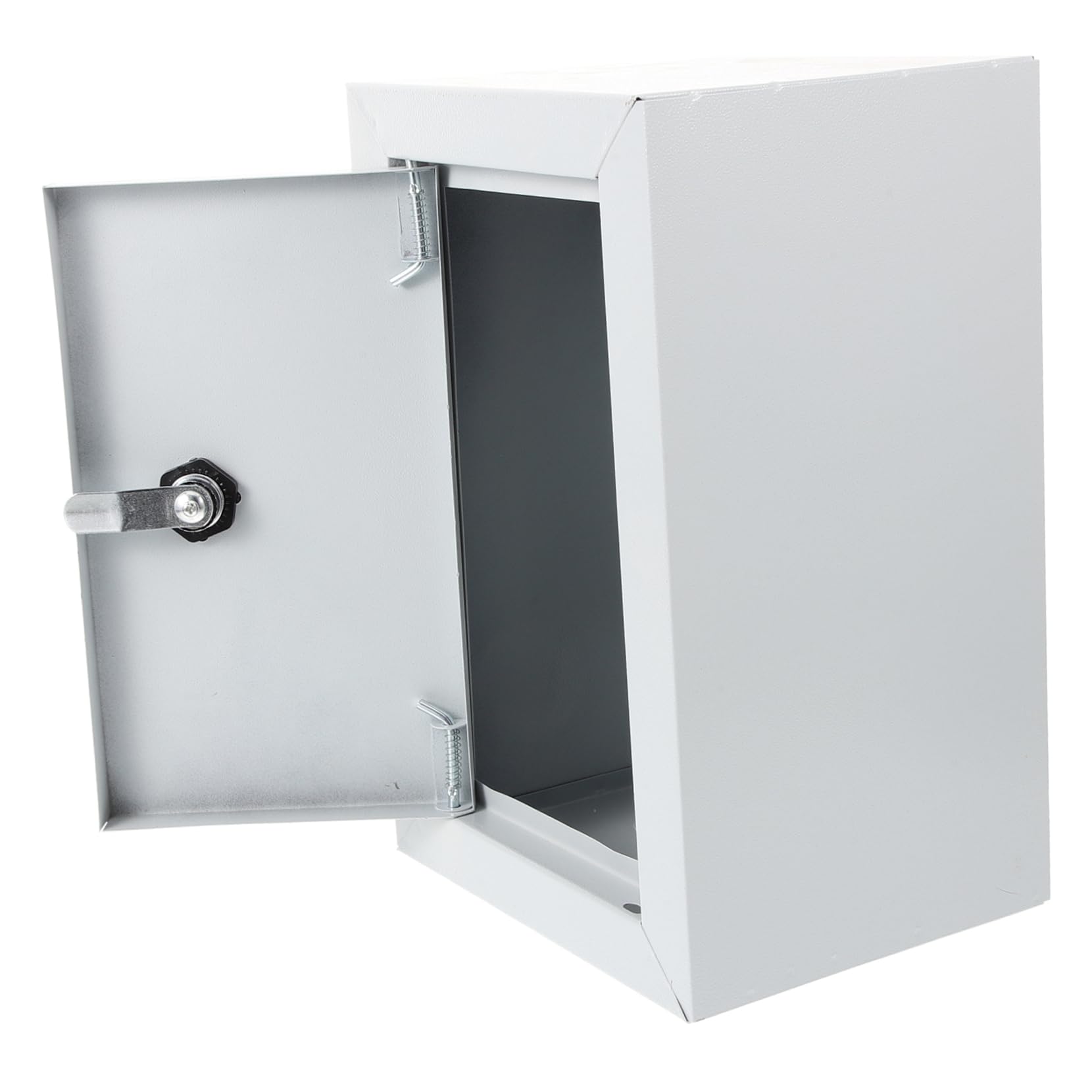 Scatola Elettrica da Parete in Ferro Bianco Protezione per Distribuzione Elettrica, Funzionamento Sicuro e Collegamento Rapido per Interni e Uffici