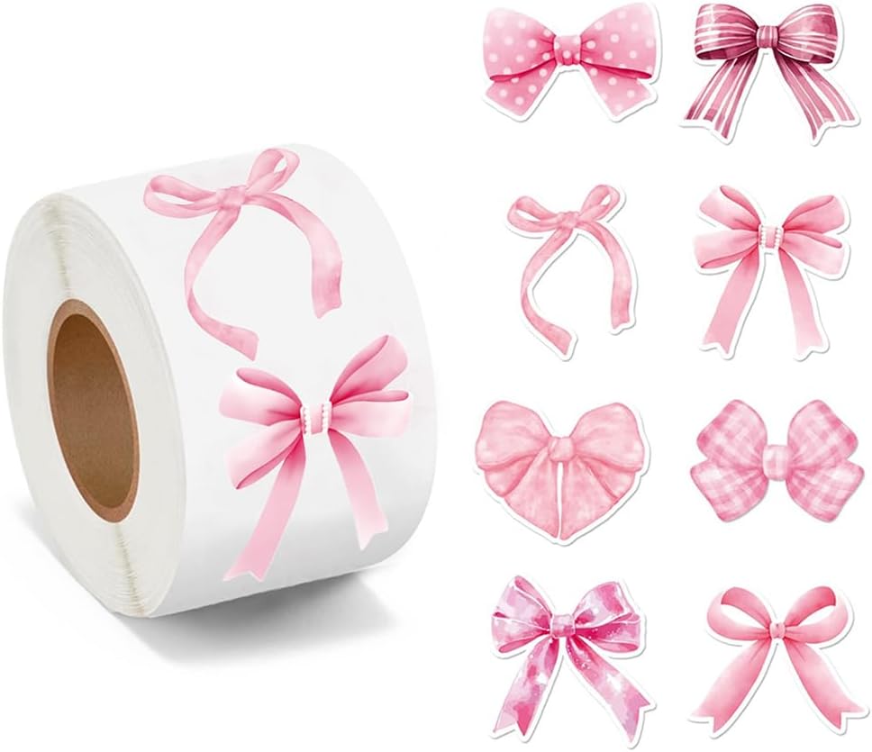 500Pcs Easter Bunny Stickers 1in Spring Happy Easter Bunny Egg Stickers Roll 6 Designs Waterproof Self-Adhesive Eggs Rabbit Sticker for Holiday Party Envelopes Scrapbook Decorations