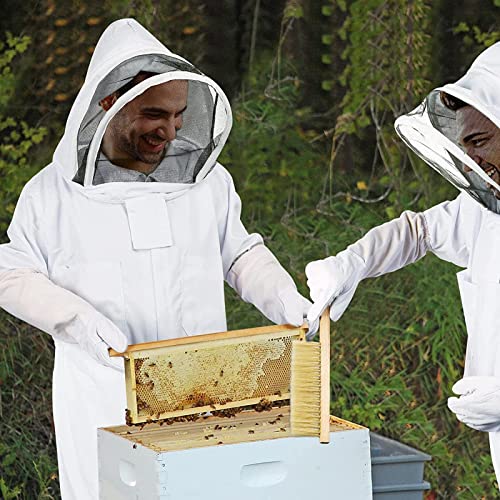Mandeep Imkeranzug aus Baumwolle mit Schleier Schutzbekleidung für Imker - Bienenzucht Zubehör für Anfänger – Bild 5
