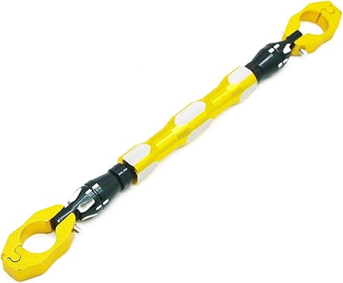 KNOXC Para Benelli TRK 502 502x TRK502 TRK502X TNT 125 - Barra de equilibrio ajustable para motocicleta, 78 pulgadas, 0.866 in (color amarillo,