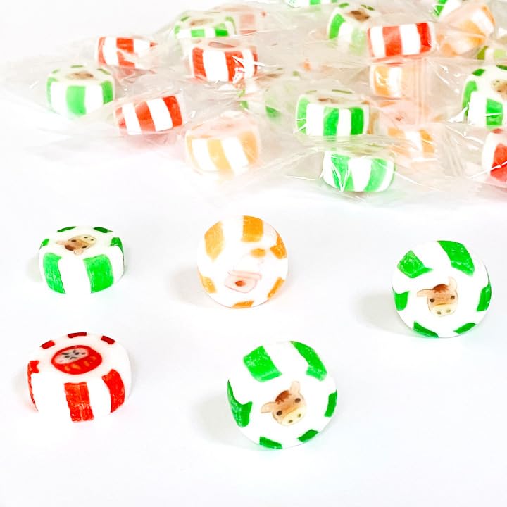 Amazon.co.jp: 組み飴 招福 キャンディ 300g 個包装 正月 年始 年賀