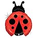 Betallic 85667 Little Ladybug Shop Foil Balloon Flt, 27"