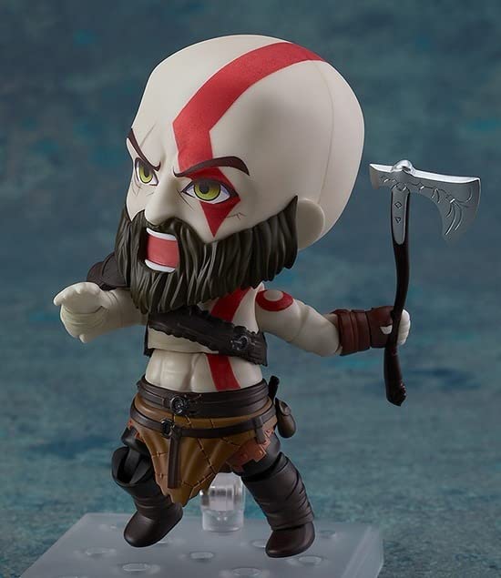 VKEIZBI Anime God war (Interchangeable face) - 7" Scale Action Figure - Ultimate Kratos 3.9inch