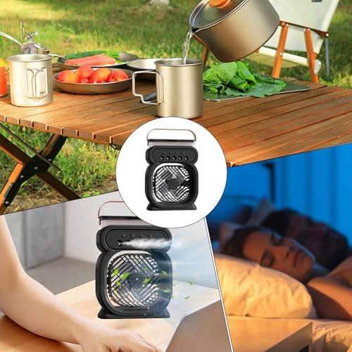 Ventilateur de brume de table rechargeable idéal pour bureau et chambre - 5