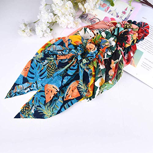 12 pezzi Sciarpa per Capelli Scrunchies per