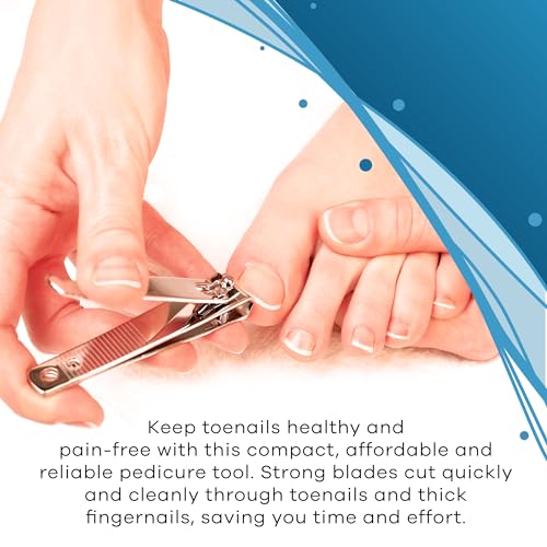 Denco 3559N Straight Cut Toenail Clipper,Silver,1 Count (Pack Of 1),3559N thumb #3