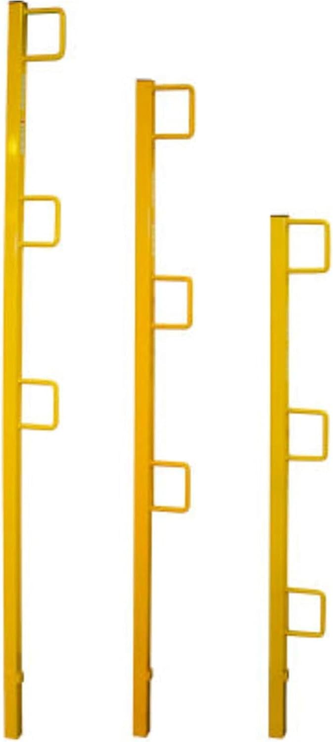 Guardian 61135 Universal Guardrail Post - 65 in., Steel Guardrail compatible with multiple mounting options