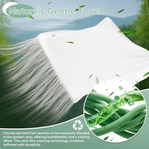 Image of Hooded Baby Towel for Newborn - Viscose Derived from Bamboo, Toddler Bath Towel and Glove Set Perfect Shower Gifts for Boys and Girls, 28 inchx28 inch Inch (Panda)