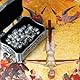 Calkkrer Katholischer Rosenkranz, Rosenkranz zur Kommunion mit Retro-Kreuz,Samt Geschenkbeutel Elegante Kreuz.Taufe Kommunion Hochzeit Kommunion Party(Grau)